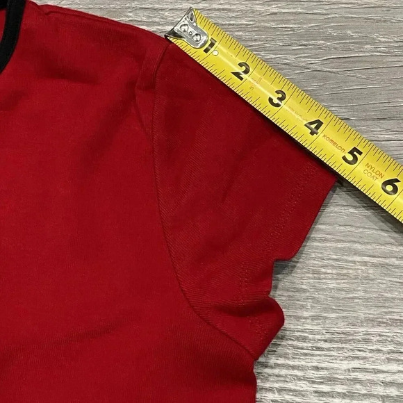 Lauren Ralph Lauren Sheath Midi Dress Women's Medium Red - Picture 11 of 13